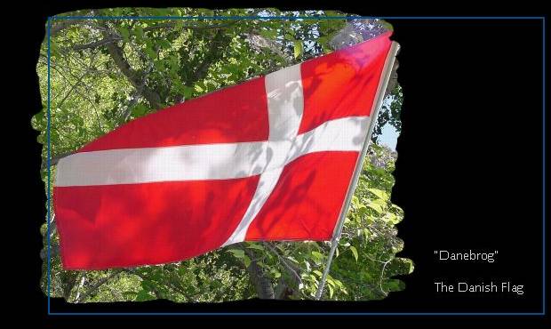 Dannebrog, the Danish National Flag.